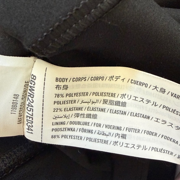 Abercrombie & Fitch YPB SculptLux Lined Wrap Skort | XS | Black - Picture 7 of 7